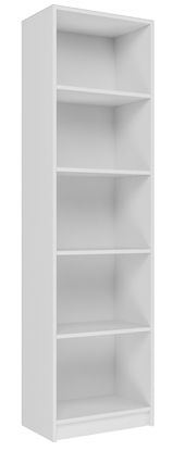 Attēls no Topeshop R50 BIEL office bookcase