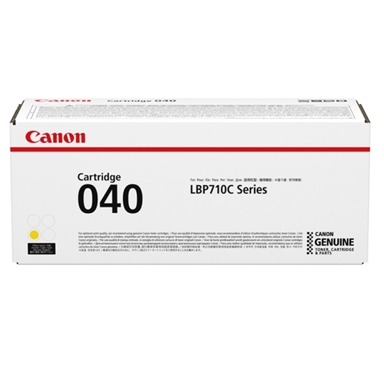 Picture of Canon Toner Cartridge 040 Y yellow