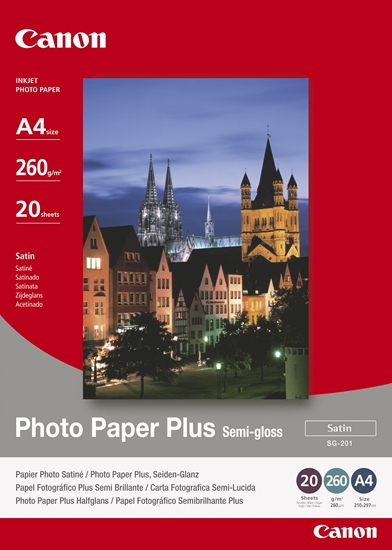 Picture of Fotopapīrs Canon SG-201 A4 Semi-Gloss 20gab