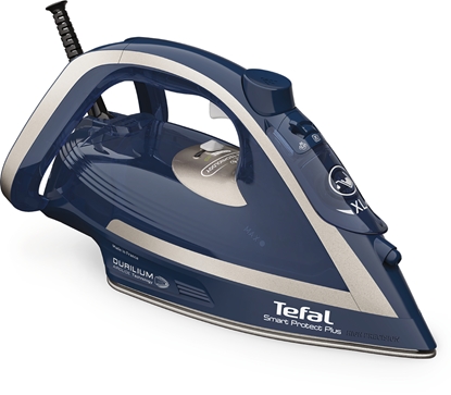 Attēls no Tefal Smart Protect Plus FV6872 Dry & Steam iron Durilium AirGlide soleplate 2800 W Blue