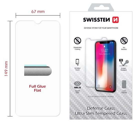 Изображение Swissten Ultra Slim Tempered Glass Premium 9H Screen Protector Huawei Y6s