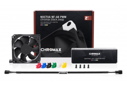 Изображение Noctua NF-A8 PWM CH.BK.S computer cooling component Computer case Fan 8 cm Black