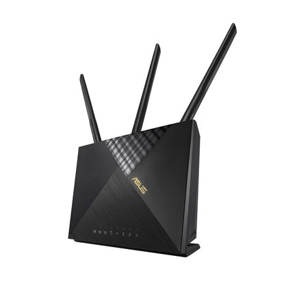 Attēls no ASUS 4G-AX56 wireless router Gigabit Ethernet Dual-band (2.4 GHz / 5 GHz) Black