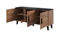 Picture of Cama sideboard LOTTA 150 3D wotan oak + mat black