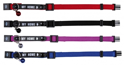 Attēls no TRIXIE MY HOME TX-4180 Cat collar with bell and ID card