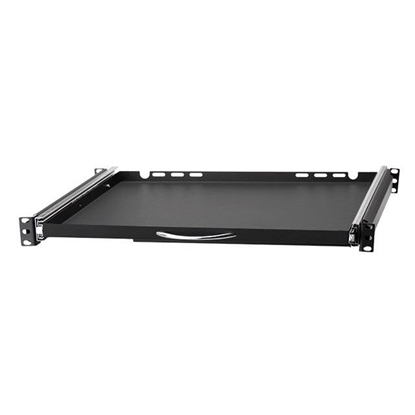 Attēls no 19" Pull-out shelf for keyboard and mouse 350mm Black