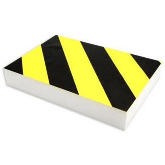 Picture of Aisargpolsteris melns ar dzeltenu 29.5*19.5*4.5cm