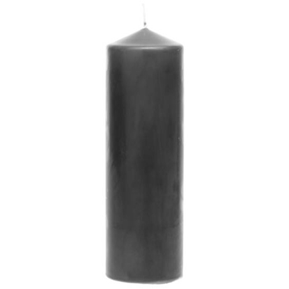 Picture of Svece stabs Polar Aura pelēka 8x25cm 160h