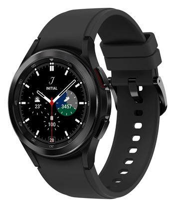 Attēls no Samsung Galaxy Watch4 Classic 3.05 cm (1.2") OLED 42 mm Digital 396 x 396 pixels Touchscreen Black Wi-Fi GPS (satellite)