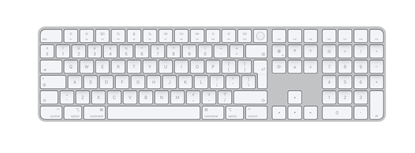 Attēls no Apple Magic Keyboard with Touch ID and Numeric Keypad Wireless, SE, for Mac models with silicon, Bluetooth