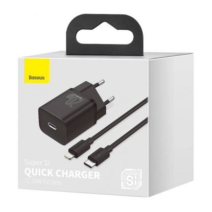 Attēls no Lādētājs Baseus Super Si Quick Charger 20W USB-C Black
