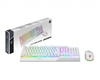 Изображение MSI VIGOR GK30 COMBO WHITE MEMchanical Gaming Keyboard + Gaming Mouse Bundle 'UK Layout, 6-Zone RGB Lighting Keyboard, Dual-Zone RGB Lighting Mouse, 5000 DPI Optical Sensor, Center'