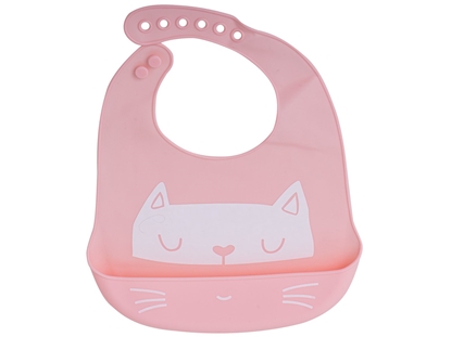 Picture of RoGer Baby Apron silicone Pink