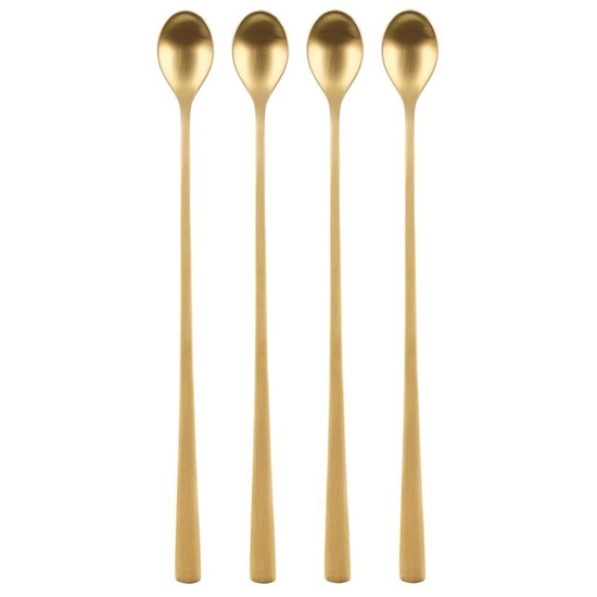 Picture of Karote kokteiļa Maku garā nerūs.tērauda zelta 4gab.