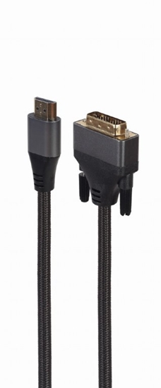 Изображение Gembird Premium Series HDMI Male - DVI Male 4K 1.8m 