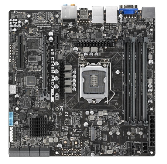Picture of ASUS WS C246M PRO Intel C246 LGA 1151 (Socket H4) micro ATX