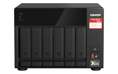 Picture of QNAP TVS-675 NAS Tower Ethernet LAN Black KX-U6580