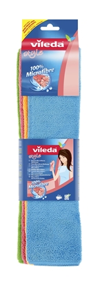 Изображение Cleaning Cloth Vileda Microfibre Cloth Colors Extra Large 4 pcs