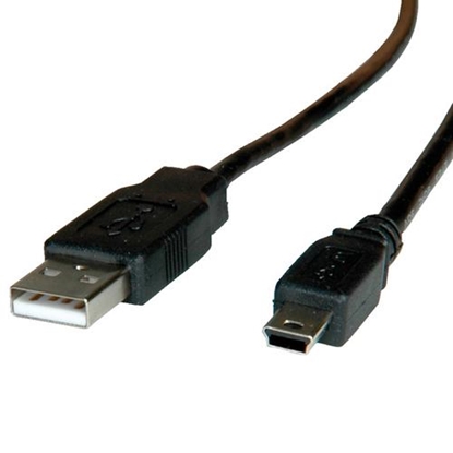 Attēls no ROLINE USB 2.0 Cable, Type A - 5-Pin Mini 0.8 m