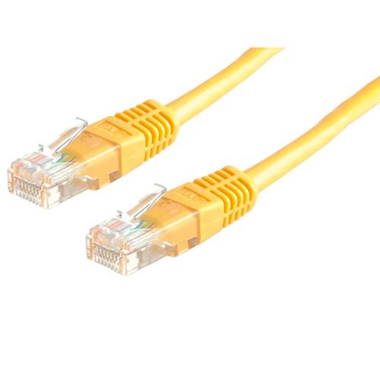 Picture of ROLINE UTP Patch Cord Cat.5e, yellow 2m