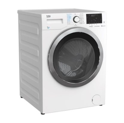Изображение BEKO Washing machine - Dryer HTE 7736 XC0 7kg - 4kg, 1400rpm, Energy class D (old A), Depth 50 cm, Inverter Motor, HomeWhiz, Steam Cure