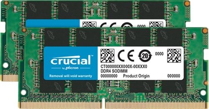 Attēls no Crucial DDR4-3200 Kit       32GB 2x16GB SODIMM CL22 (8Gbit/16Gbit