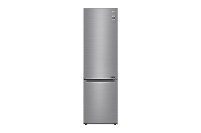 Picture of LG | Refrigerator | GBB72PZEMN | Energy efficiency class E | Free standing | Combi | Height 203 cm | No Frost system | Fridge net capacity 277 L | Freezer net capacity 107 L | 36 dB | Silver