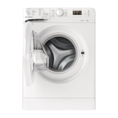 Attēls no INDESIT Washing machine MTWA 71252 W EE, 7 kg, 1200rpm, Energy class E (old A+++), 54cm, White