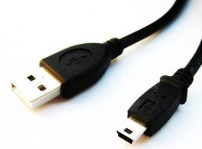 Attēls no Kabelis Gembird USB Male - MiniUSB Male 1.8m Black