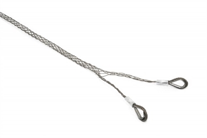 Attēls no Kabeļu vilkšanas zeķes uzgalis ar 2x cilpām  kabeļiem ar Ø8-15mm, garums 500mm