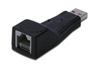 Picture of DIGITUS Netzwerkadapter USB -> RJ45 Fast Ethernet St/Bu