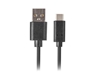 Изображение Kabel USB CM - AM 2.0 1m czarny QC 3.0, pełna miedź