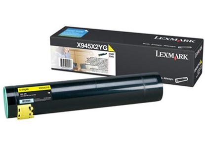 Picture of Lexmark X945X2YG toner cartridge 1 pc(s) Original Yellow