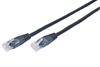 Picture of PATCH CABLE CAT5E UTP 0.25M/BLACK PP12-0.25M/BK GEMBIRD
