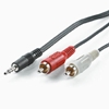 Picture of ROLINE 3.5mm/2x RCA (M) Cable 1.5 m