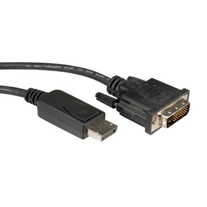 Attēls no ROLINE DisplayPort Cable, DP-DVI (24+1), M/M, 5.0 m