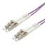 Изображение ROLINE Fibre Optic Jumper Cable, 50/125 µm, LC/LC, OM4, purple 2 m