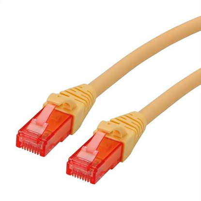 Изображение ROLINE UTP Cable Cat.6 Component Level, LSOH, yellow, 5.0 m