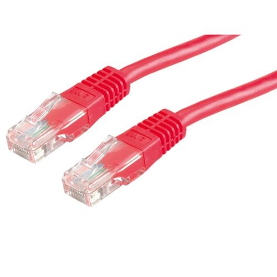 Picture of ROLINE UTP Patch Cord Cat.5e, red 1m