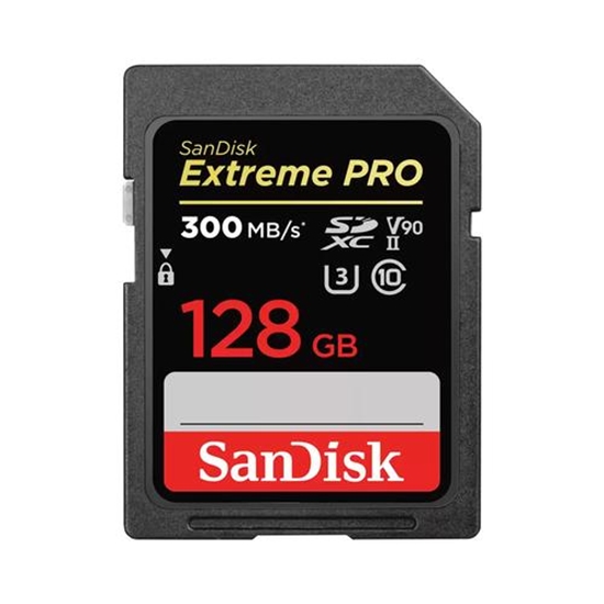 Picture of SanDisk ExtremePRO SDXC V90 128G 300MB UHS-II  SDSDXDK-128G-GN4IN
