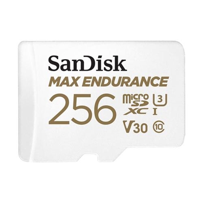 Attēls no Atmiņas karte SanDisk MAX ENDURANCE microSDXC 256GB + SD Adapter