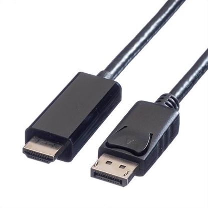 Attēls no VALUE DisplayPort Cable, DP - UHDTV, M/M, black, 5.0 m
