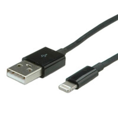 Attēls no VALUE Lightning to USB cable for iPhone, iPod, iPad, 0.15 m