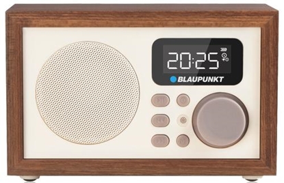 Attēls no Blaupunkt HR5BR Radio Speaker with Micro SD / LCD / 3W / Wood Design