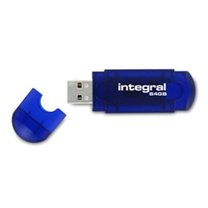 Attēls no Integral 64GB USB2.0 DRIVE EVO BLUE USB flash drive USB Type-A 2.0
