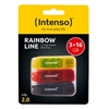 Изображение Intenso Rainbow Line USB flash drive 16 GB USB Type-A 2.0 Black
