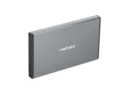 Attēls no NATEC Rhino GO HDD/SSD enclosure Grey 2.5"