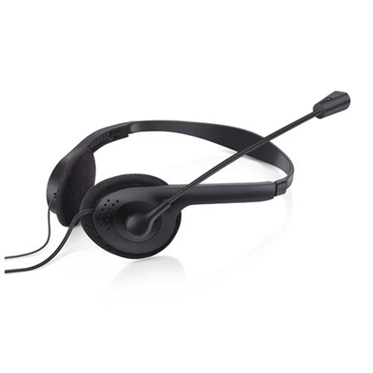 Attēls no Omega FIS1020 Headphones Wired Head-band Office/Call center Black