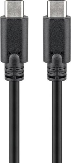 Picture of Wentronic 66509 USB cable 3 m USB 3.2 Gen 1 (3.1 Gen 1) USB C Black