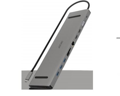 Attēls no Acer ACG-DCK-C-1 Wired USB 3.2 Gen 1 (3.1 Gen 1) Type-C Grey